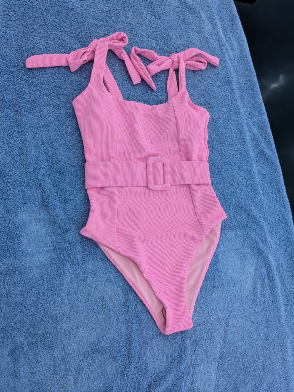 Beach Riot Sydney One Piece in Prism Pink - Size S